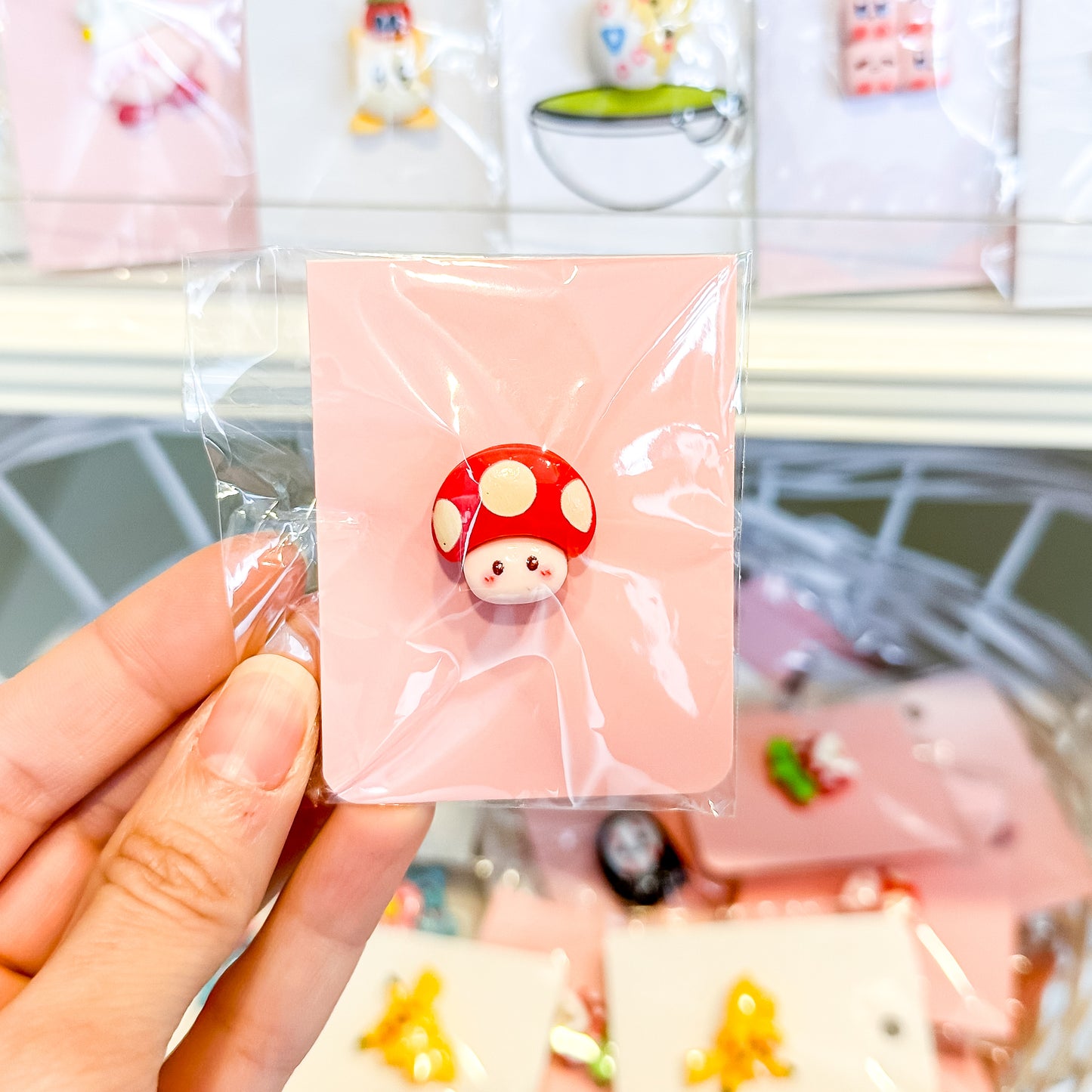 Mushroom Power Up Pin | by Lampin Handmade