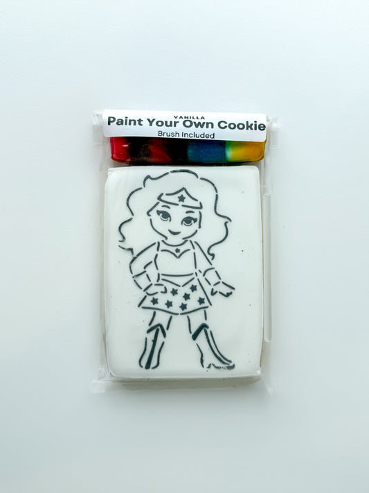 Superhero Themed Paint Your Own Cookie Kits