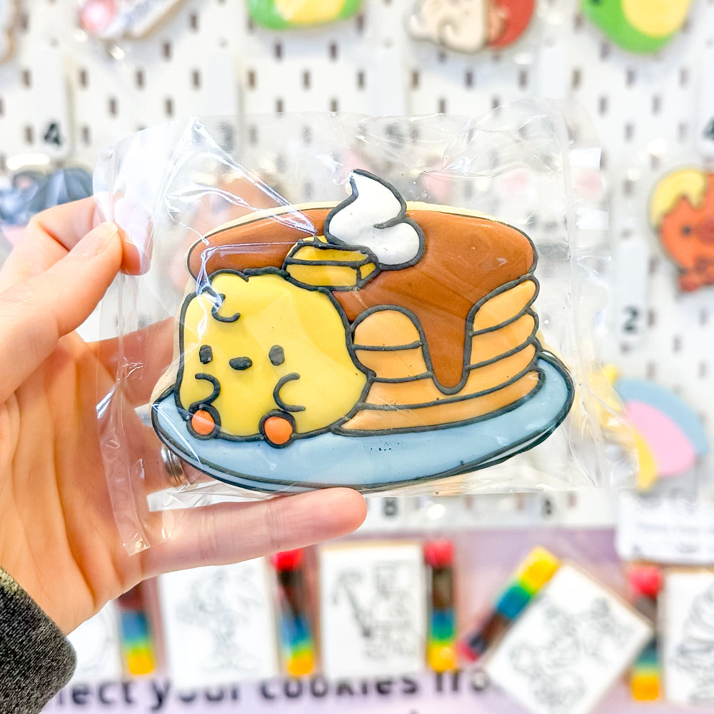 Pancake Chick | Single Decorated Cookie