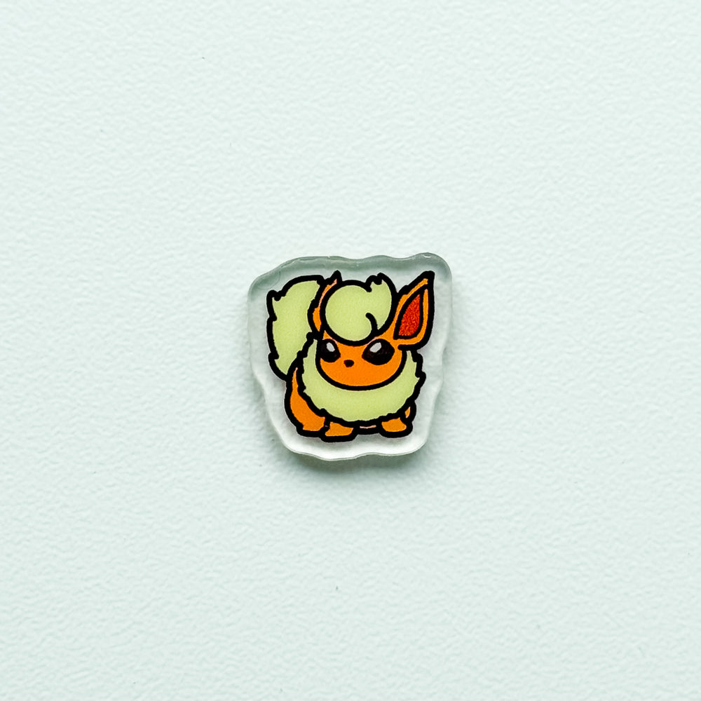 Individual Shaker Charms [Eeveelution Series] Designed and created by Science Cobs