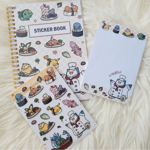 Chef Snorlax Sticker Books | Designed and created by Science Cobs