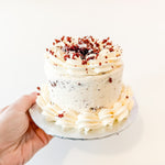 2-Layer [Red Velvet/Cream Cheese] 4 inch Mini Cake