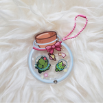 Cactus Cat Bag Charm | Designed and created by Science Cobs