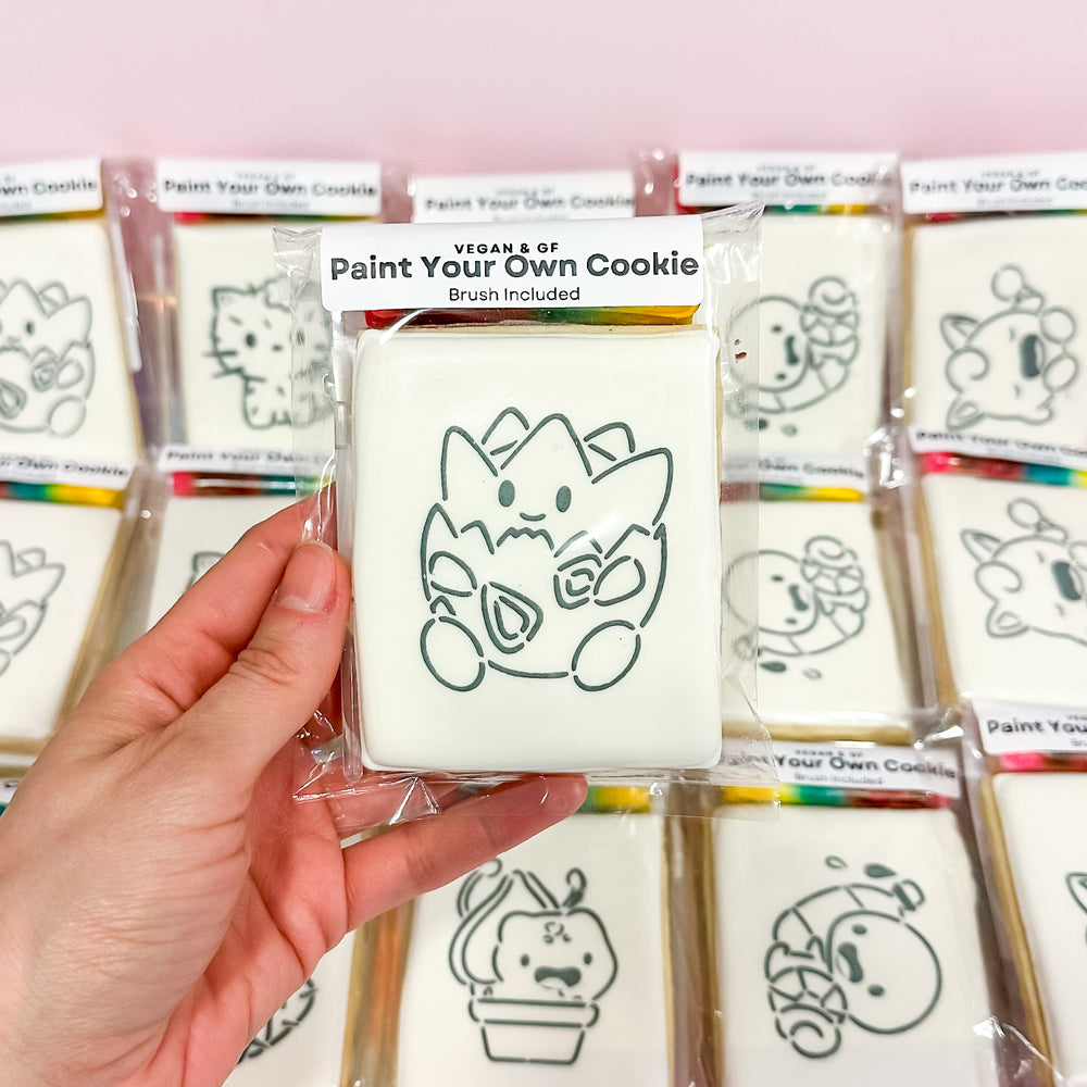 Togepi [VEGAN & GF Vanilla] Paint Your Own Cookie