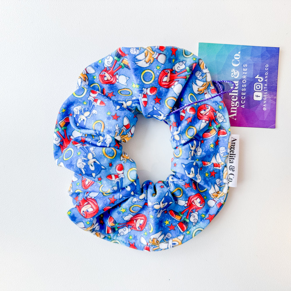 Sonic Scrunchie  | Handmade by Angelita & Co