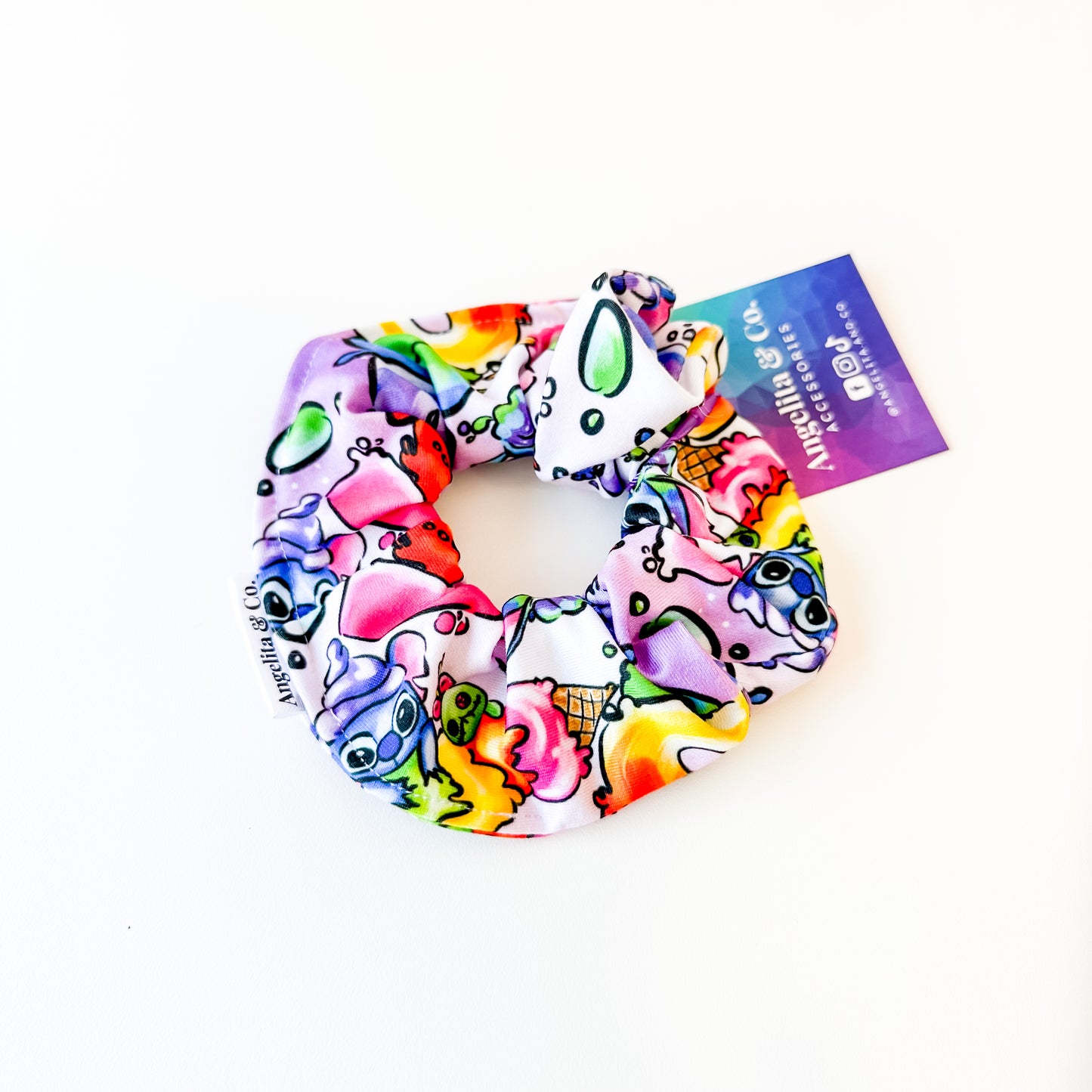 Stitch Scrunchie  | Handmade by Angelita & Co