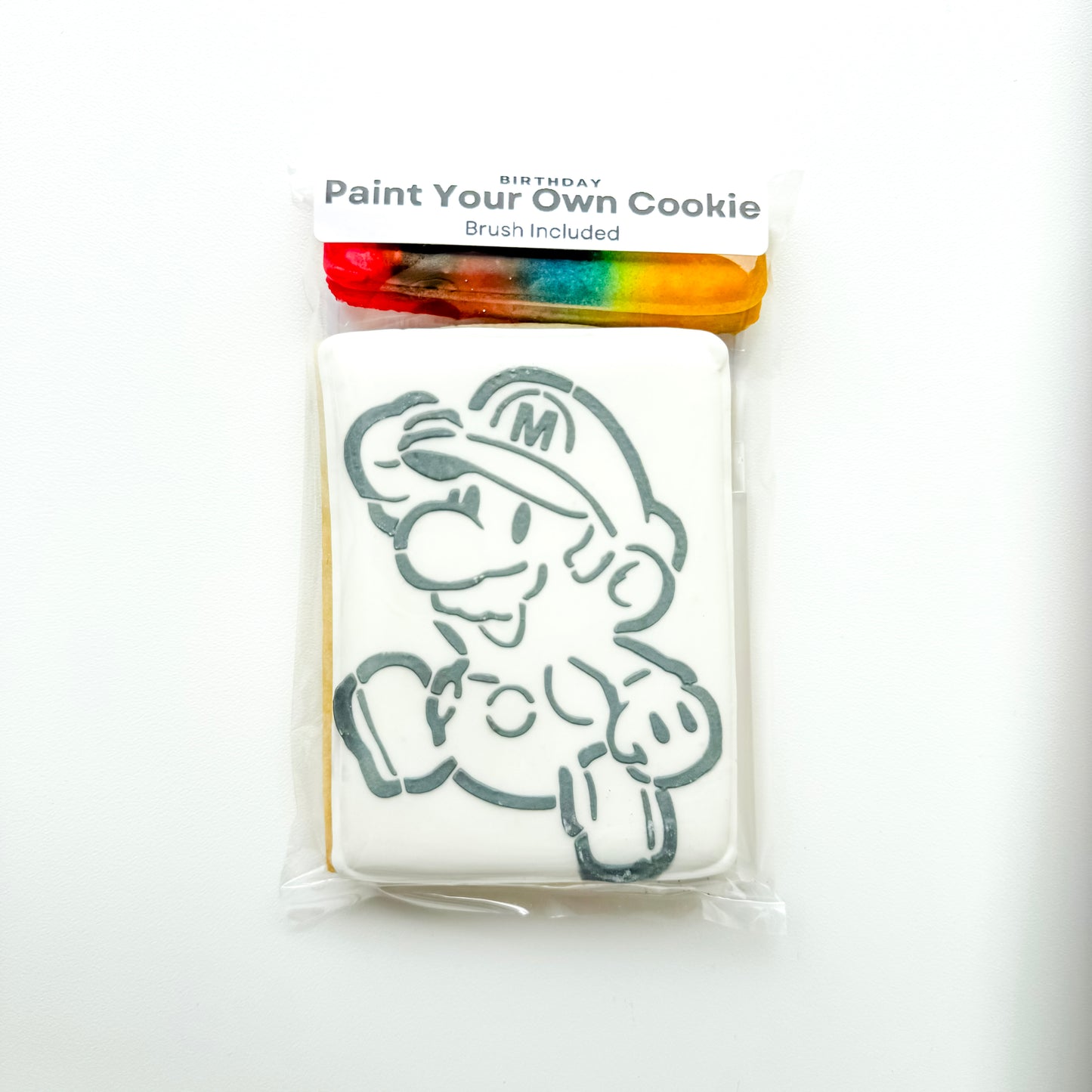 Mario Themed Paint Your Own Cookie Kits
