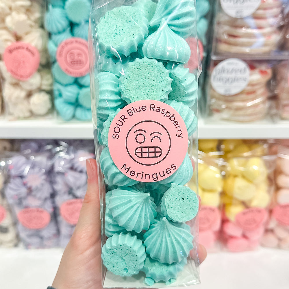 Bag of [Sour Blue-Raspberry] Meringues