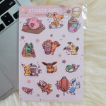 Sakura Sticker Sheet | Designed by Science Cobs