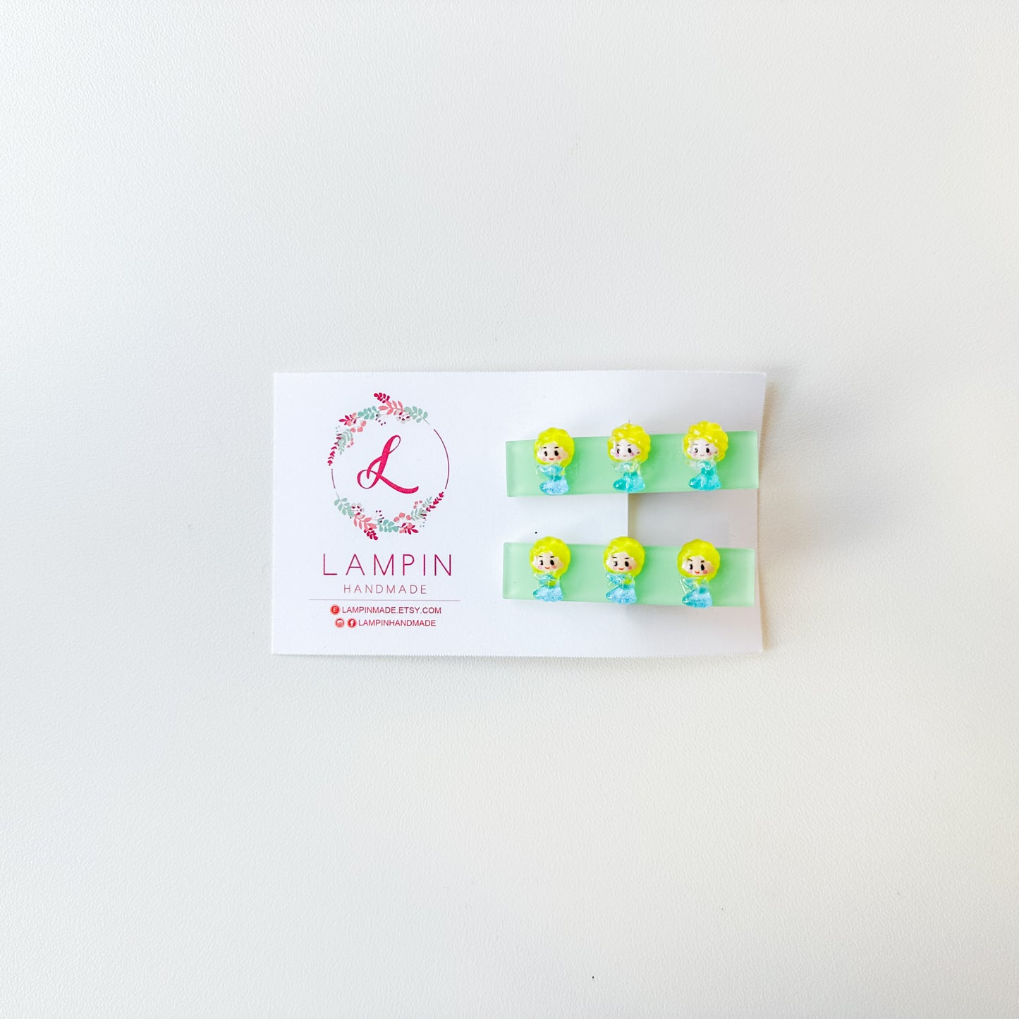 Elsa Hair Clips | by Lampin Handmade