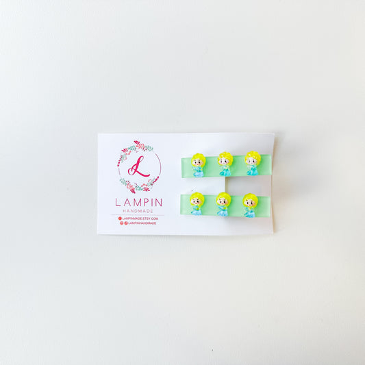 Elsa Hair Clips | by Lampin Handmade