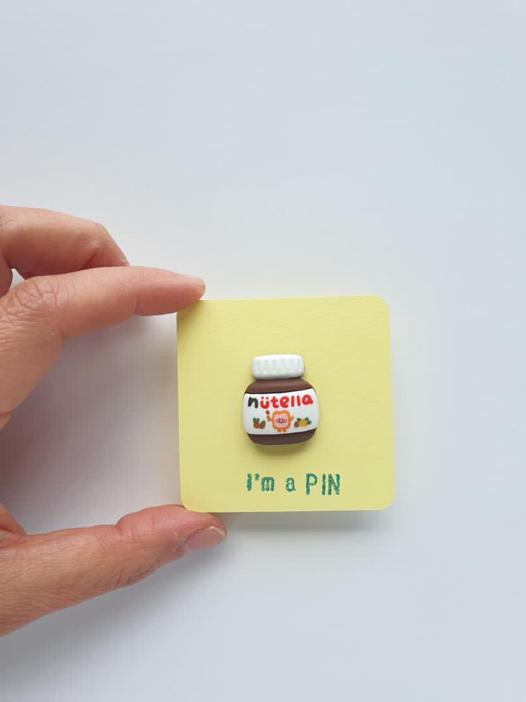 Nutella Pin | by Lampin Handmade