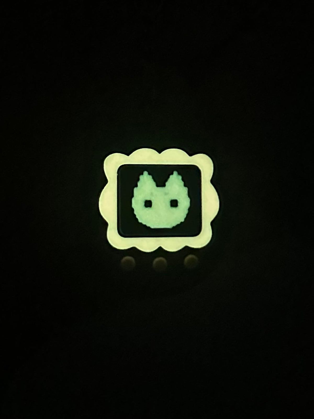 Black Cat Tamagotchi Fidget Clicker Keychain