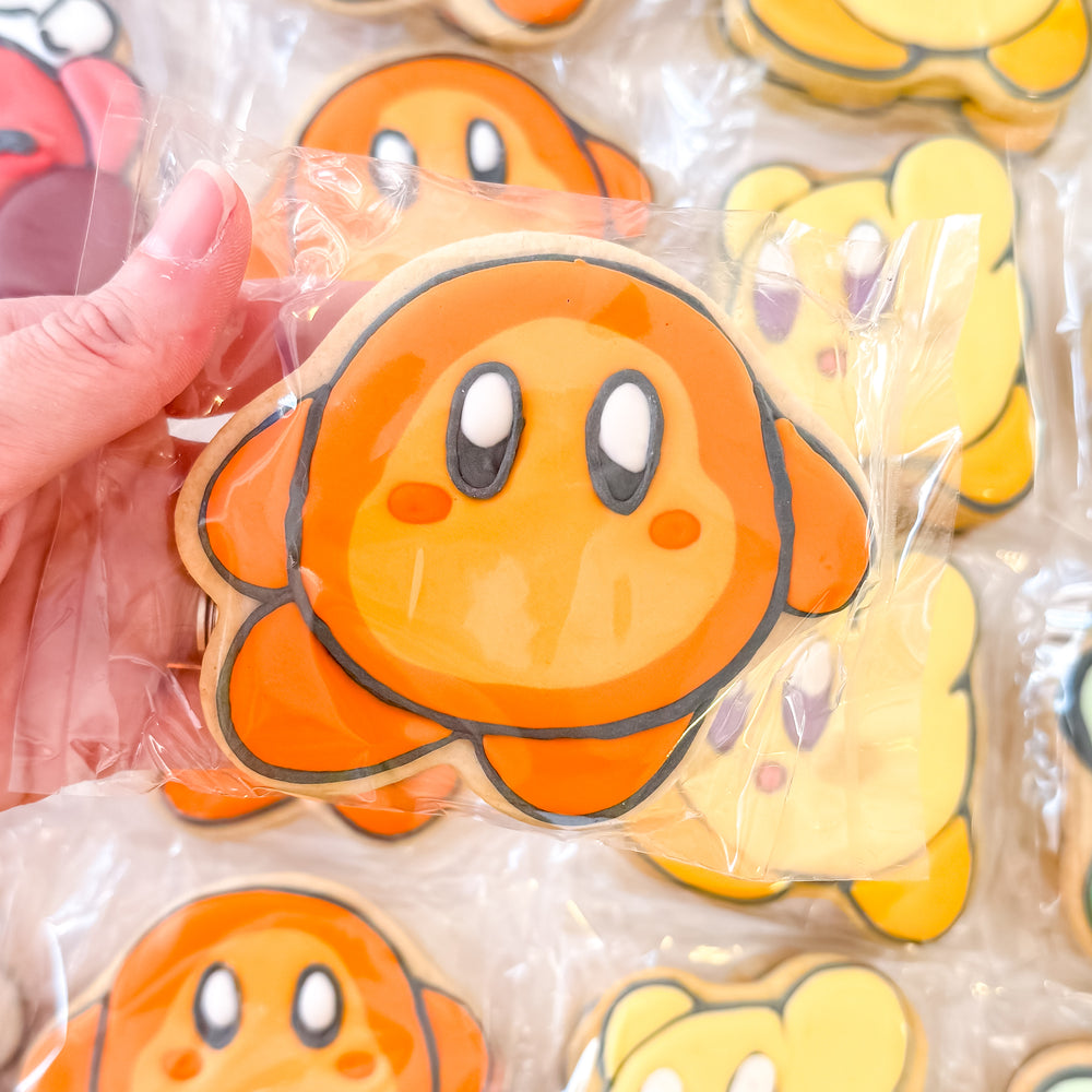 Rainbow Kirby Serries [Orange Creamsicle] Orange Waddle Dee – Character Cookie