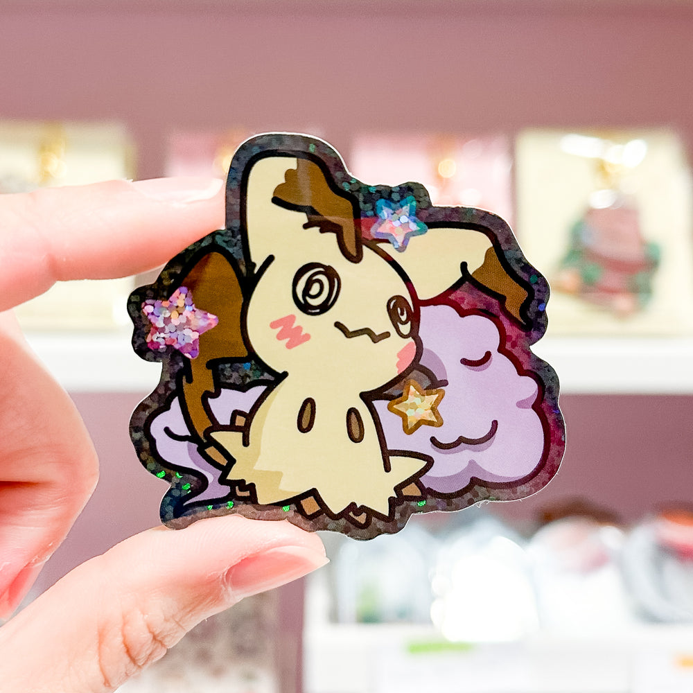 Mimikyu Single Vinyl Sticker | Designed by Science Cobs