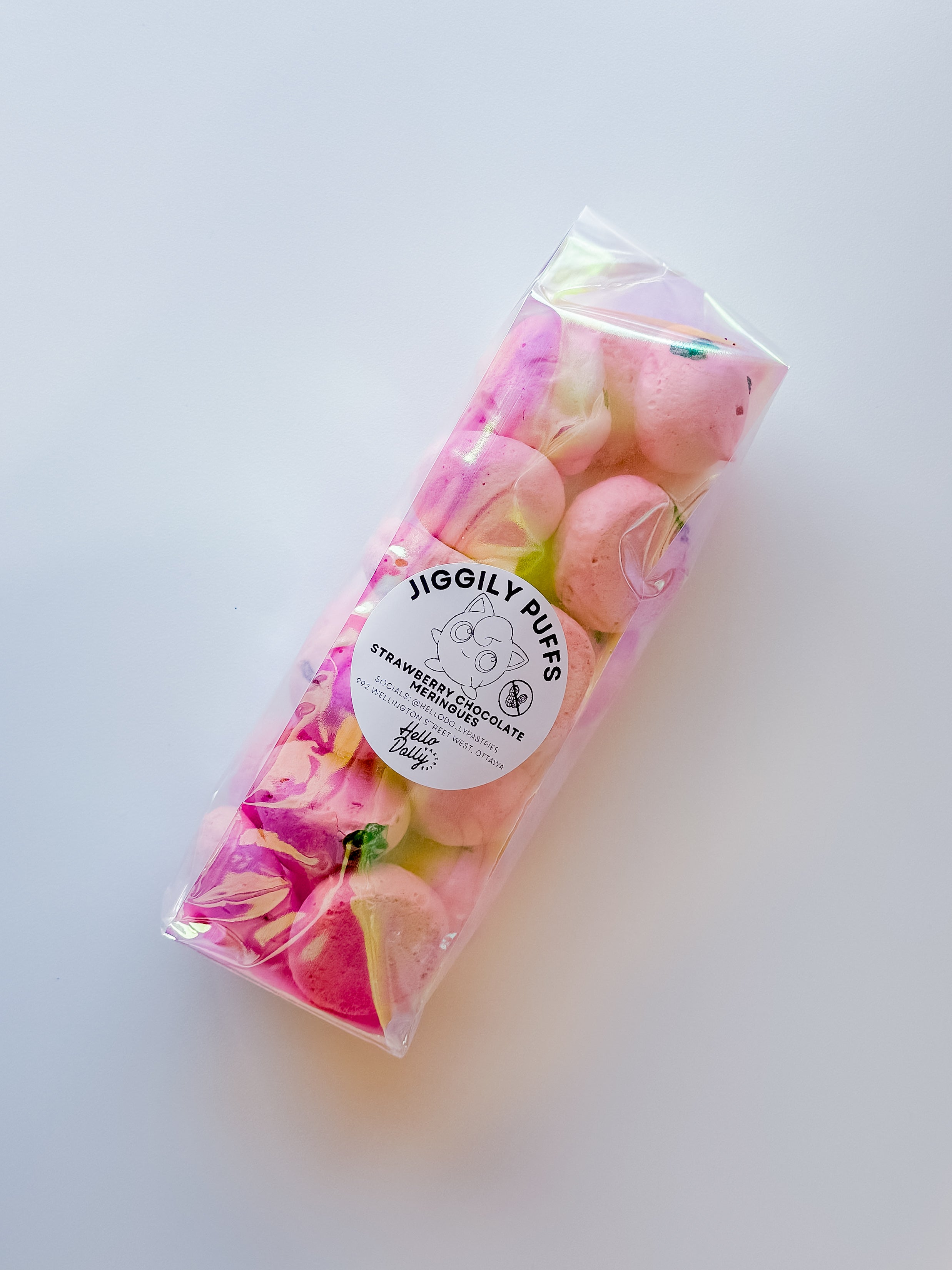 Strawberry Chocolate Meringues Hello Dolly Pastries