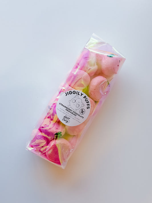 Strawberry Chocolate Meringues