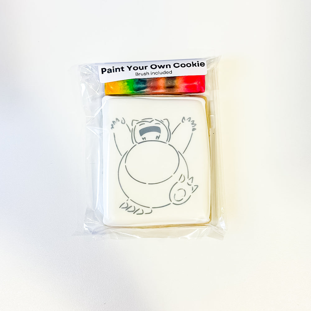 Snorlax [Vanilla] Paint Your Own Cookie