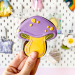 Purple Mushroom [Chocolate] – Spring Themed Cookie