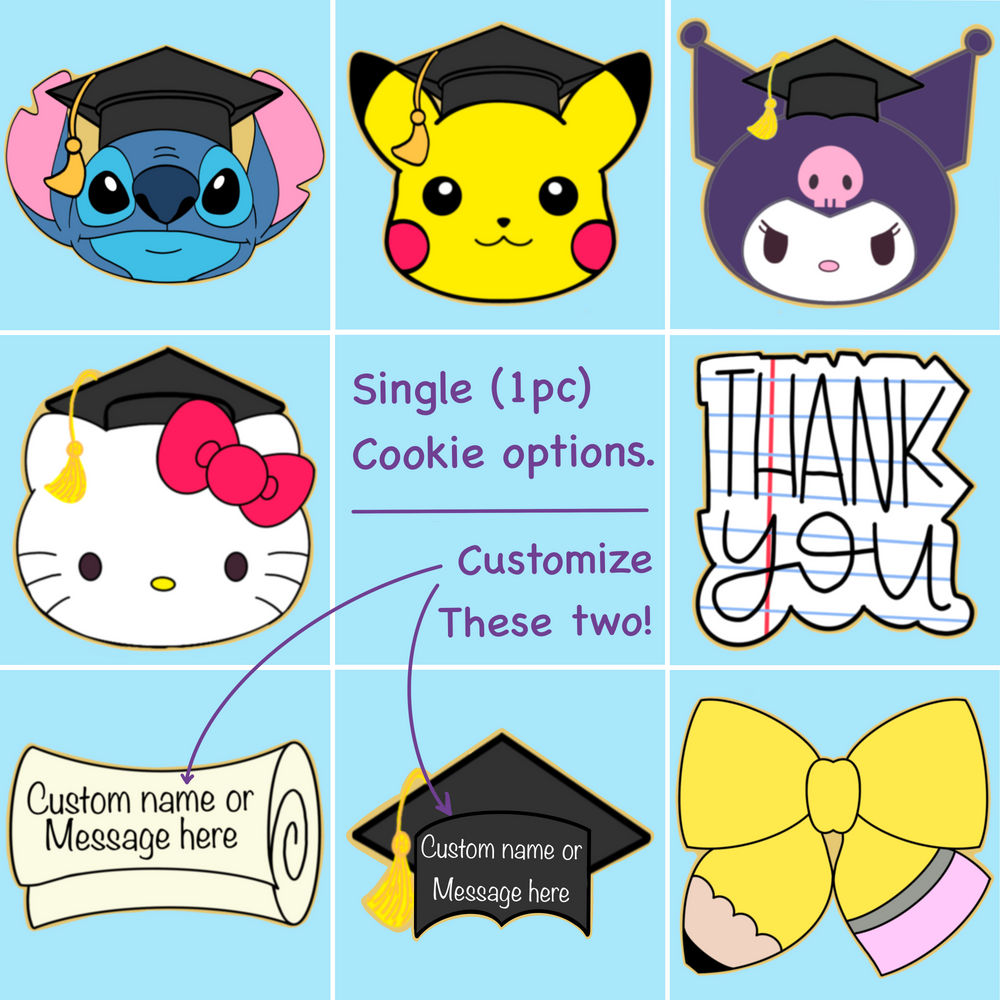 PRESALE | Single Graduation & Appreciation Cookies | 1 Piece