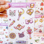 Sailor Moon Sticker Sheet | Designed by Science Cobs