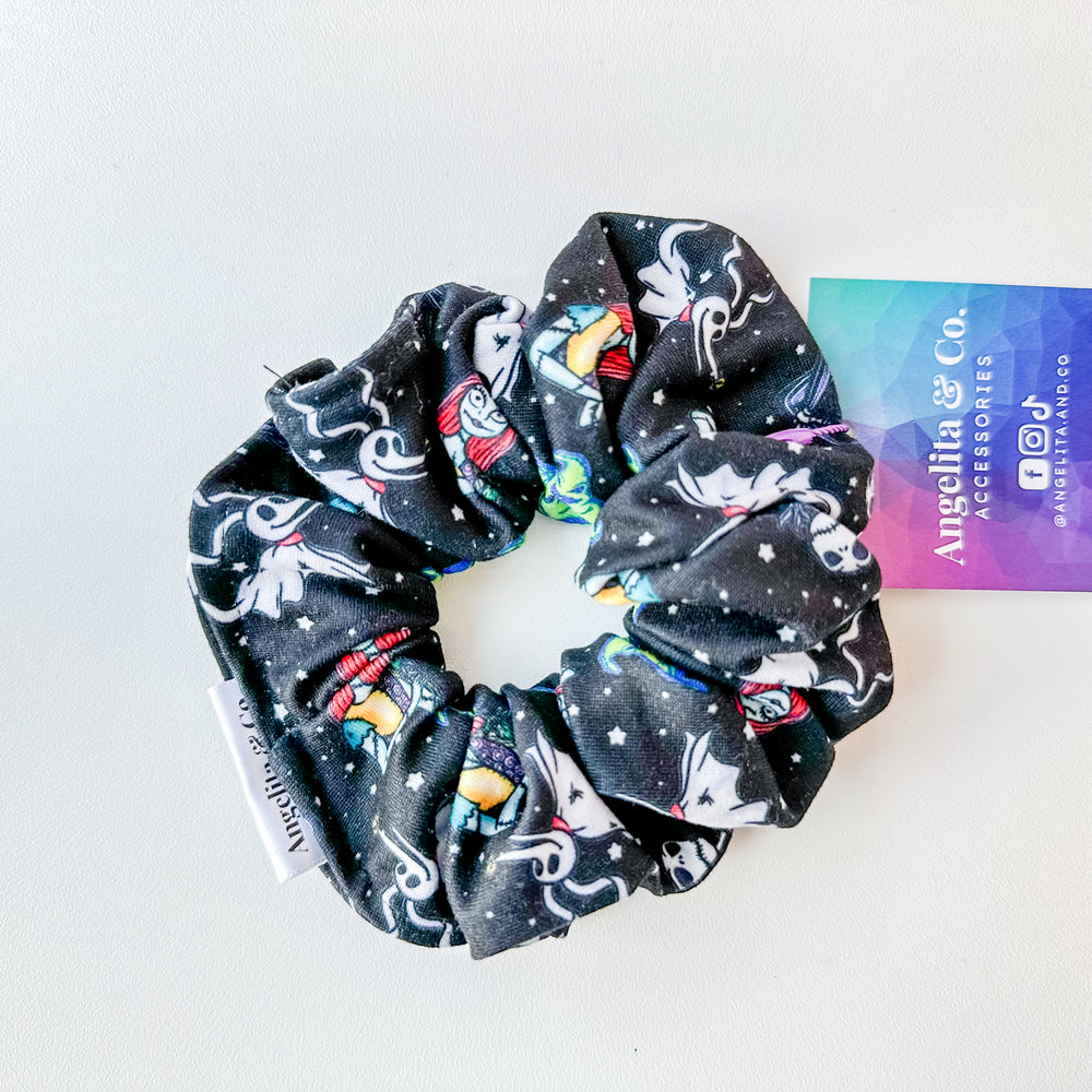 Nightmare Before Christmas Scrunchie  | Handmade by Angelita & Co