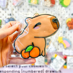 Capybara | Single Decorated Cookie