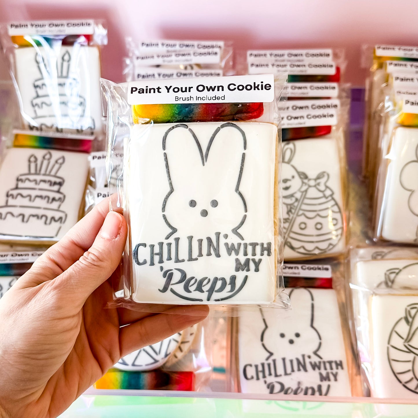 Easter and Spring Themed Paint Your Own Cookie Kits