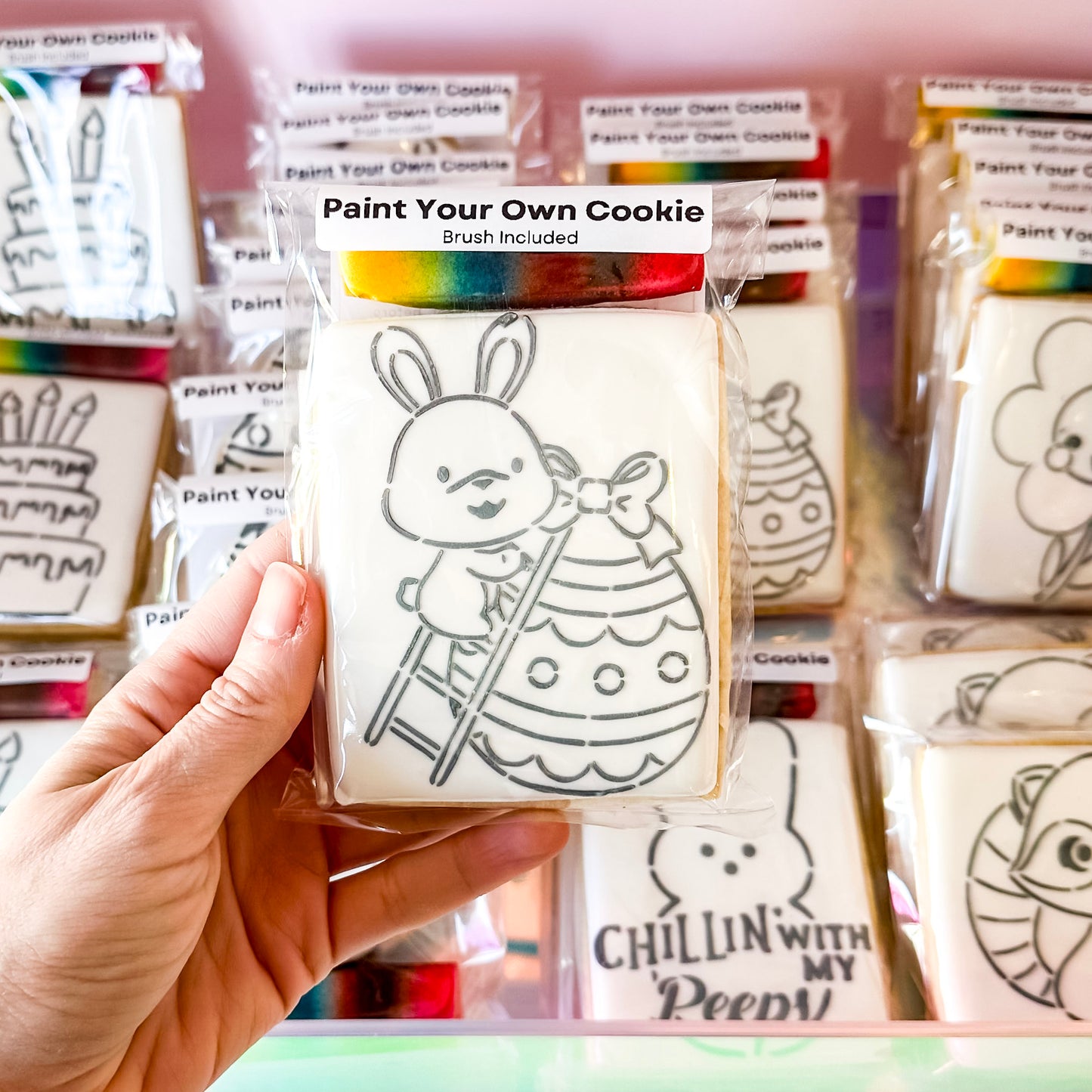 Easter and Spring Themed Paint Your Own Cookie Kits