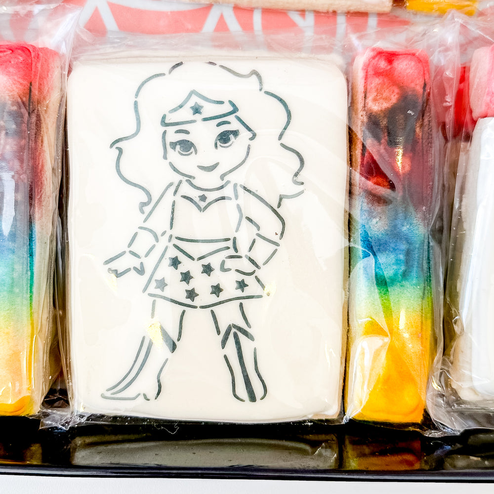 Wonder Woman | VEGAN&GF Paint Your Own Cookie