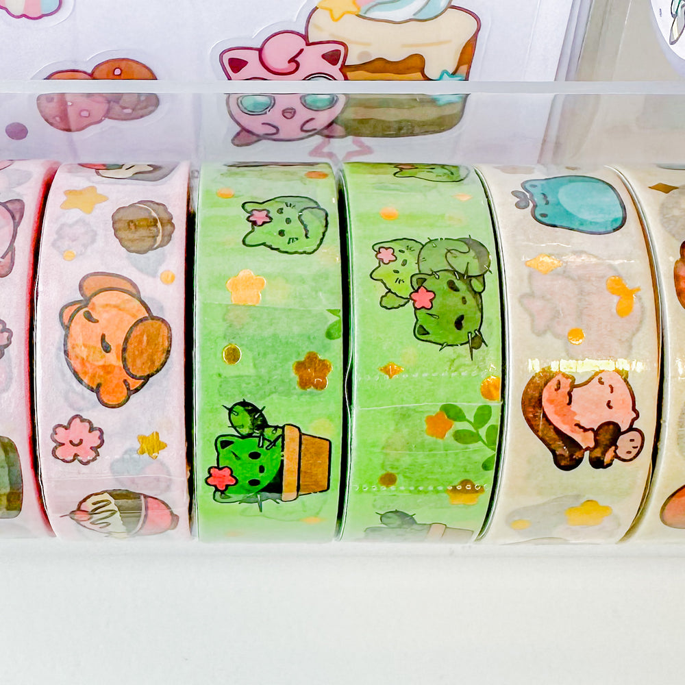 Cactus Cat Washi Tape | Designed by Science Cobs