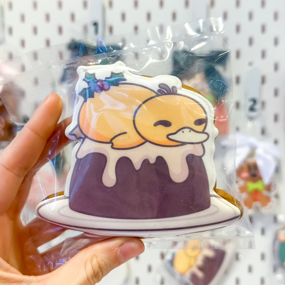 Gingerbread | Psyduck on cake | Decorated Cookie