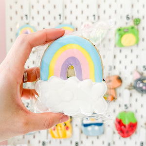Rainbow Cloud | Single Decorated Cookie