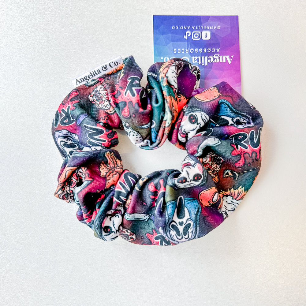 Horror Villains Scrunchie  | Handmade by Angelita & Co