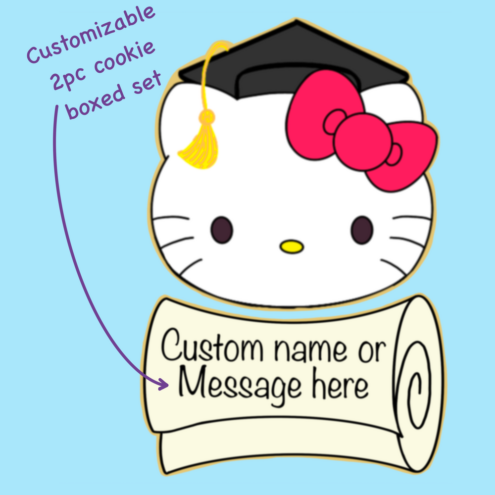 PRESALE | Customizable Graduation Cookie Set | 2 Pieces