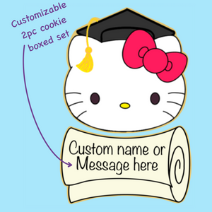 PRESALE | Customizable Graduation Cookie Set | 2 Pieces