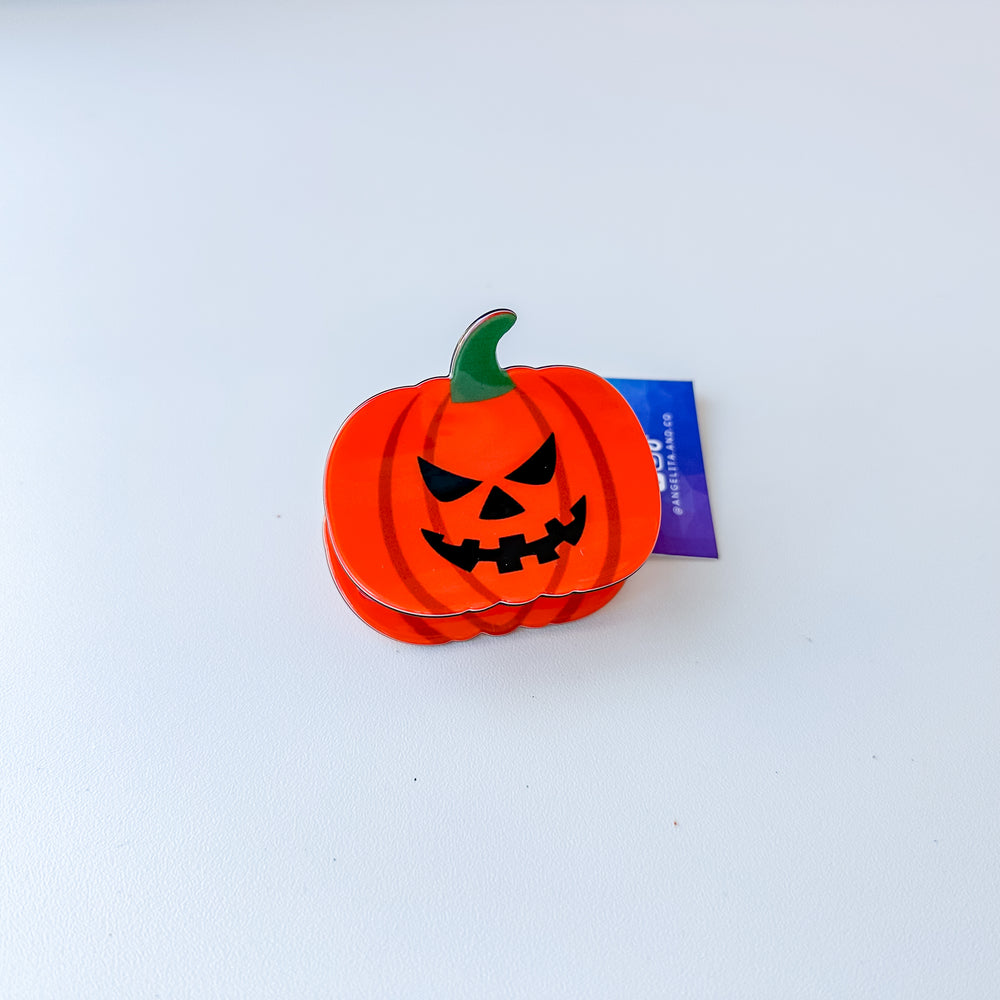 Pumpkin Claw Clip  | Angelita & Co