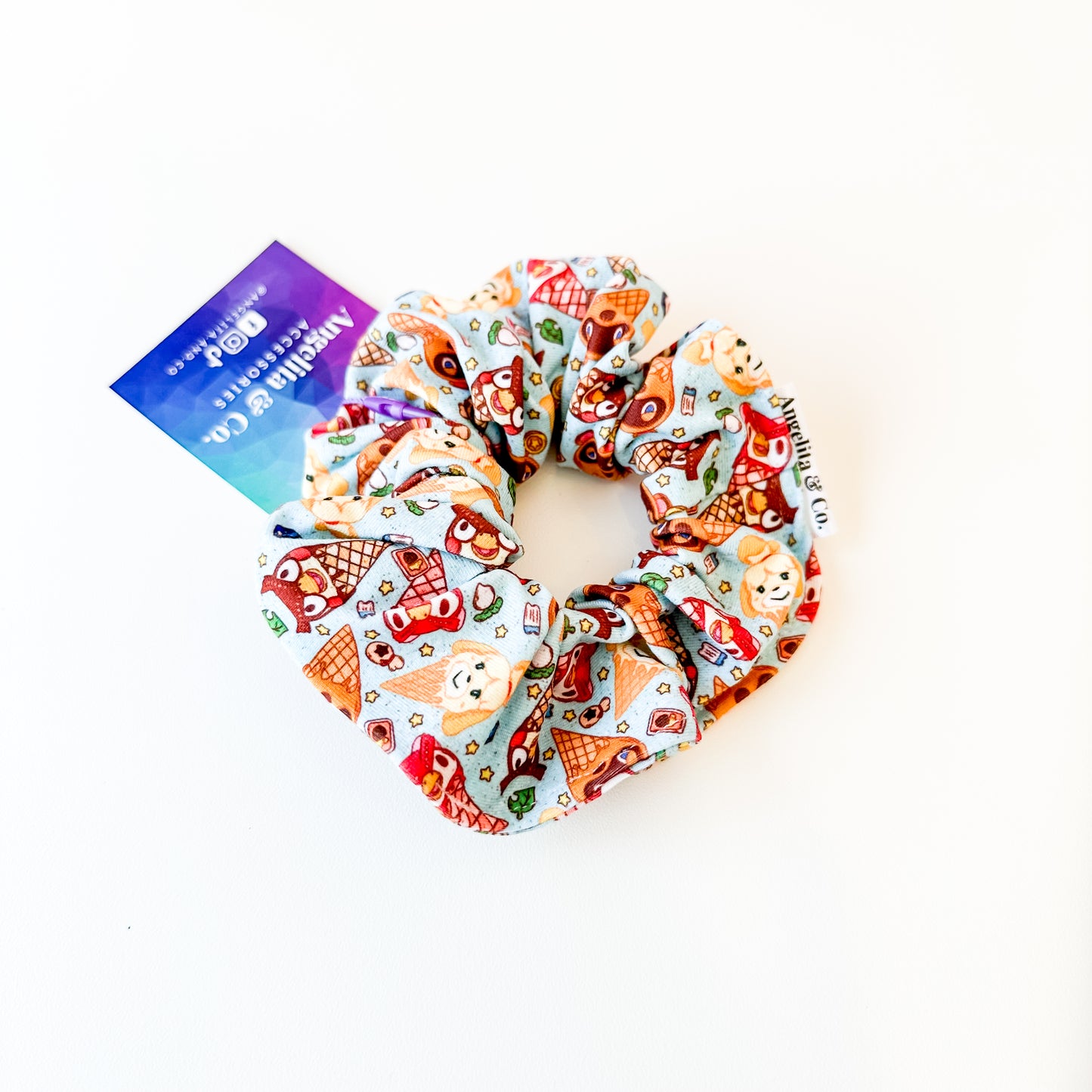 Animal Crossing Scrunchie | Handmade by Angelita & Co