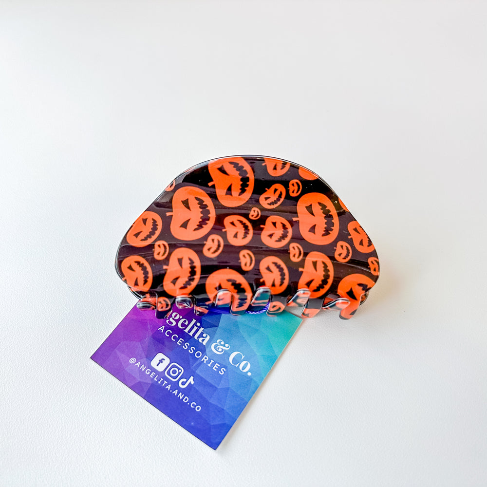 Pumpkin Claw Clip  | Angelita & Co