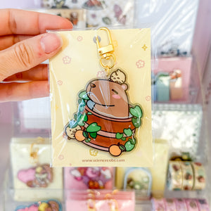 Bathing Capybara Charm | Designed by Science Cobs