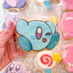 Rainbow Kirby Serries [Blue Raspberry] Blue Kirby – Character Cookie