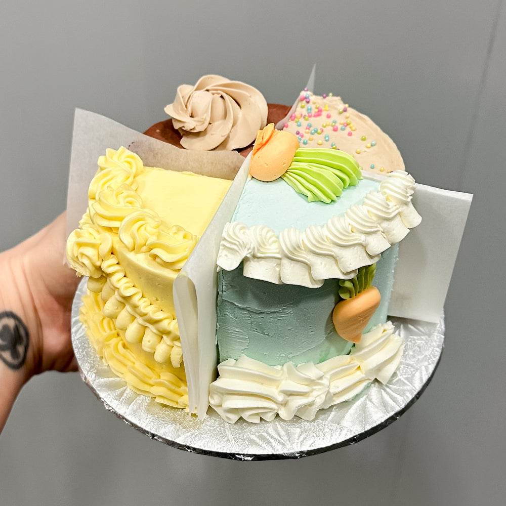 2-Layer [Mixed Sample] 4 inch Mini Cake