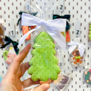 Churro | Tree | Decorated Cookie with bow