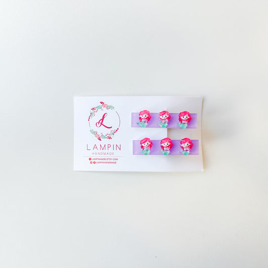 Ariel Hair Clips | by Lampin Handmade