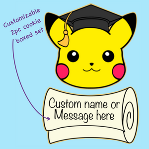 PRESALE | Customizable Graduation Cookie Set | 2 Pieces