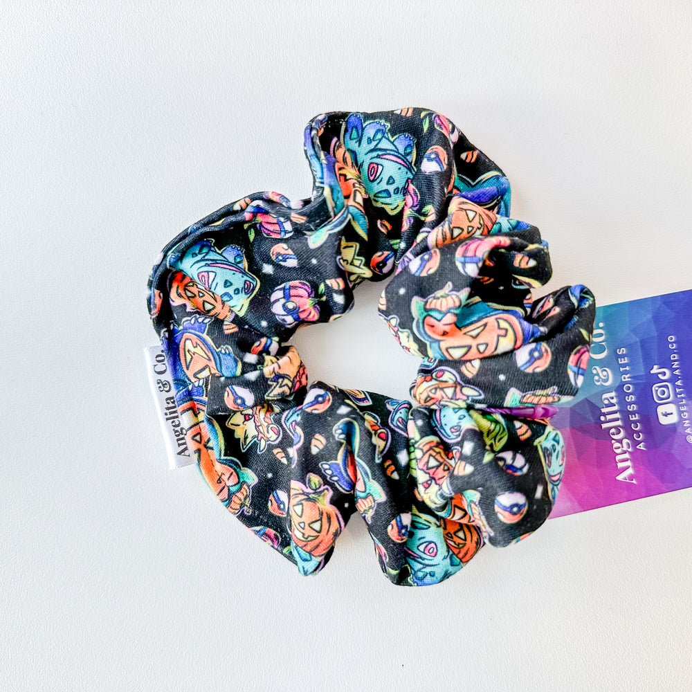 Pokemon Halloween Scrunchie | Handmade by Angelita & CO