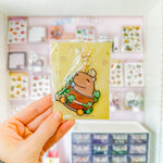 Bathing Capybara Charm | Designed by Science Cobs
