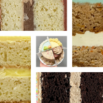 2-Layer [Mixed Sample] 4 inch Mini Cake
