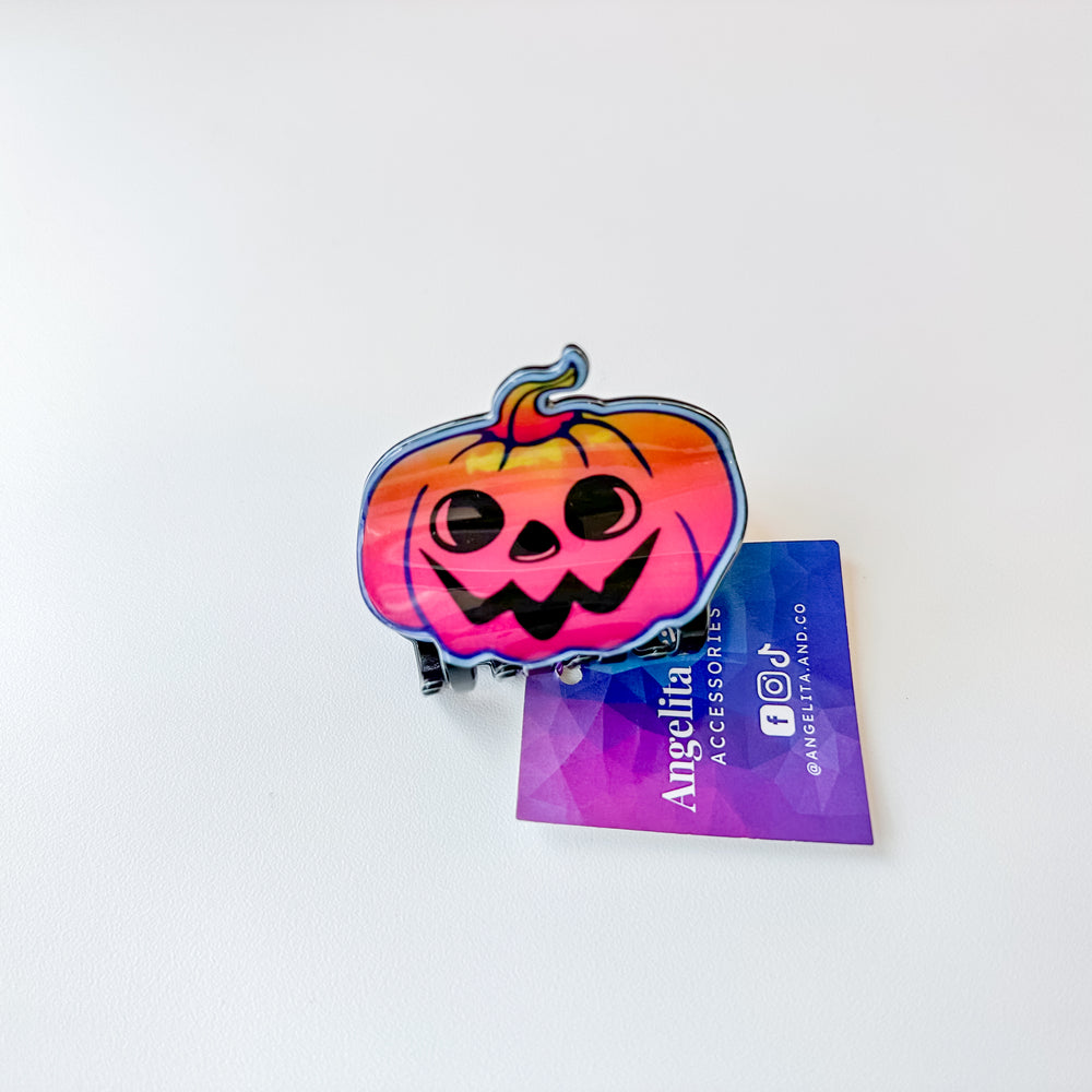 Pumpkin Claw Clip  | Angelita & Co