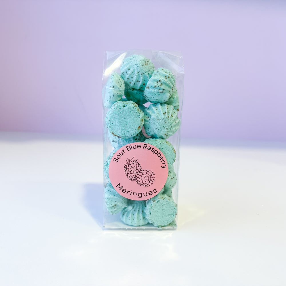 [SOUR Blue Raspberry] Meringue Cookies